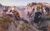 Wild Horse Hunters By Charles M Russell
