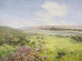 Summer View Over an Estuary By Frederick Hall