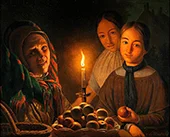 The Apple Seller By Petrus van Schendel