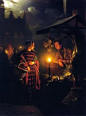 The Evening Market By Petrus van Schendel