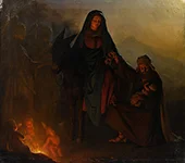 The Rest on the Flight into Eygpt By Petrus van Schendel