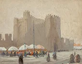 Belgian Flower Vendors 1902 By Elizabeth Nourse