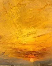 Sunset Landscape 1838 By Joseph Mallord William Turner