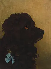 Portrait of a Spaniel By Elizabeth Rockefeller Strong