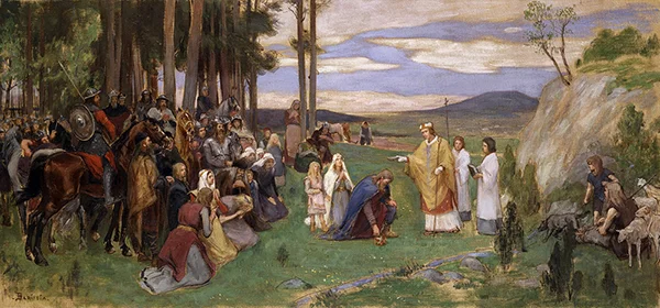 Ansgar Preaching Christianity By Georg Pauli