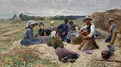 Breakfast During the Rapeseed Havest 1884 By Georg Pauli