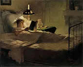 Evening Reading By Georg Pauli