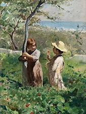 Playing Children By Georg Pauli