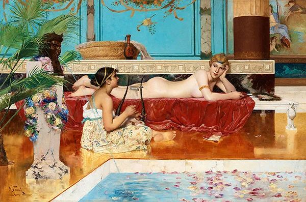 Roman Bath 1882 By Georg Pauli