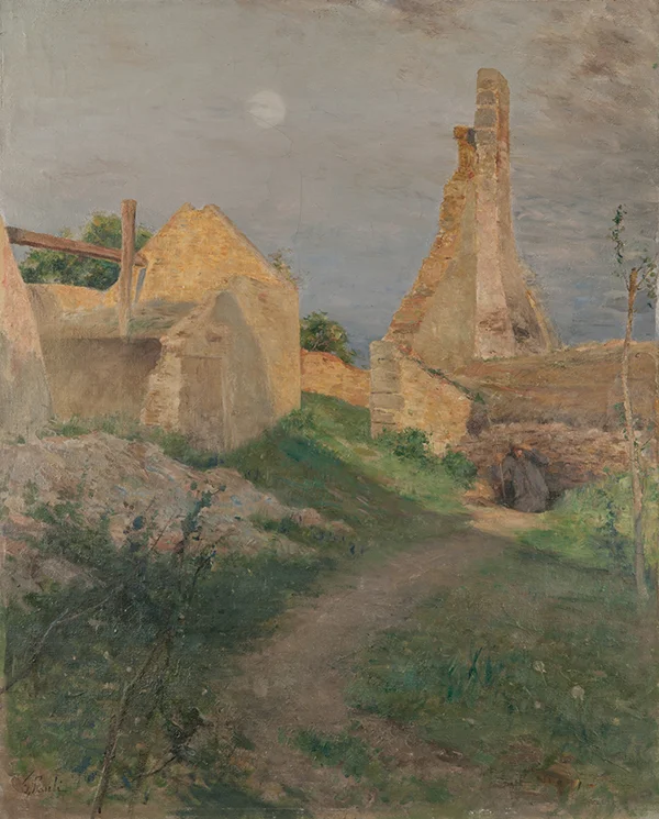 The Ruins 1886 By Georg Pauli