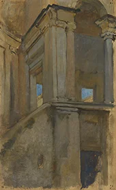 Architectural Study c1871 By Edwin Austin Abbey