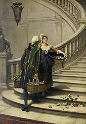 A Distraction from Chores 1903 By Auguste Serrure