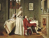 After the Honeymoon before 1902 By Auguste Serrure