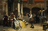At the Auction 1871 By Auguste Serrure