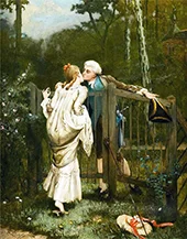 The Kiss By Auguste Serrure