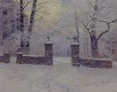 Cathedral Gates in Winter By Birge Harrison