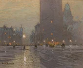 Madison Square Looking Toward the Flatiron Building c1910 By Birge Harrison