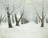 Tunnel of Trees in Winter By Birge Harrison
