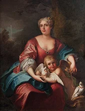 Attributed Portrait By Hyacinthe Rigaud