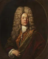 Portrait of a Man in a Wig By Hyacinthe Rigaud