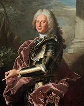 Portrait of Giovanni Francesco By Hyacinthe Rigaud