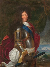 Portrait of Louis XIV By Hyacinthe Rigaud