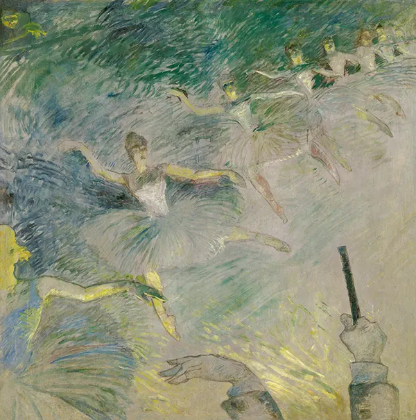 Ballet Dancers c1885 By Henri De Toulouse Lautrec