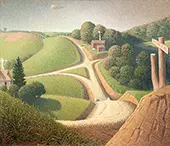 New Road By Grant Wood