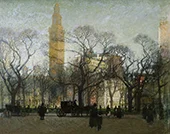 Afternoon Madison Square By Paul Cornoyer