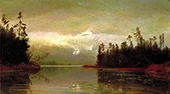 A North Woods Lake 1867 By Homer Dodge Martin