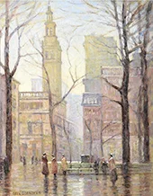 Madison Square View By Paul Cornoyer