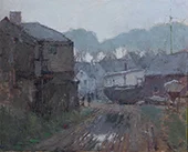 New England Harbor Scene 1920 By Paul Cornoyer