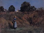 Women in a Field By Paul Cornoyer