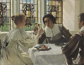 The Pledge 1904 By Laura Theresa Alma-Tadema