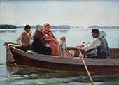 Going to the Christening 1880 By Albert Edelfelt