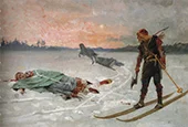 Bishop Henry Killed by Lalli By Albert Edelfelt