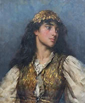 The Gypsy Girl By William Arthur Breakspeare