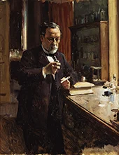 Portrait of Louis Pasteur 1885 By Albert Edelfelt