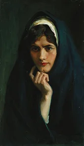 The Head of a Girl 1904 By Albert Edelfelt