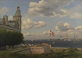 A View Towards the Swedish Coast 1829 By Christoffer Wilhelm Eckersberg