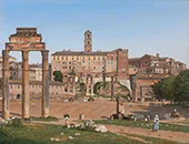 View of the Roman Forum 1814 By Christoffer Wilhelm Eckersberg