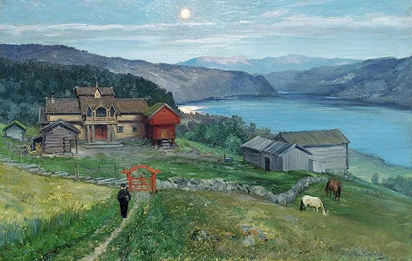 A Fine Farm at Last By Christian Skredsvig