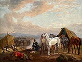 Before the Battle 1844 By Albrecht Adam