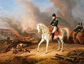 Napoleon Before the Burning City 1836 By Albrecht Adam