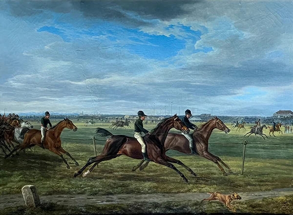 Race at the Octoberfest 1825 By Albrecht Adam