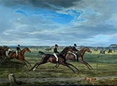 Race at the Octoberfest 1825 By Albrecht Adam