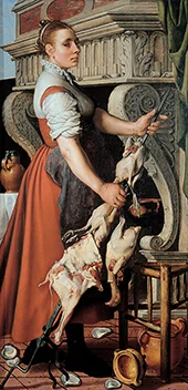 The Cook 1559 By Pieter Aertsen
