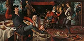 The Egg Dance 1552 By Pieter Aertsen