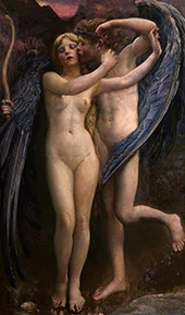 Cupid and Psyche 1890 By Annie Louisa Swynnerton