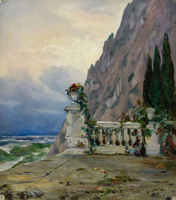 Landscape in Crimea 1896 By Arkhip Kuindzhi